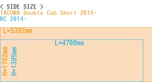 #TACOMA Double Cab Short 2016- + RC 2014-